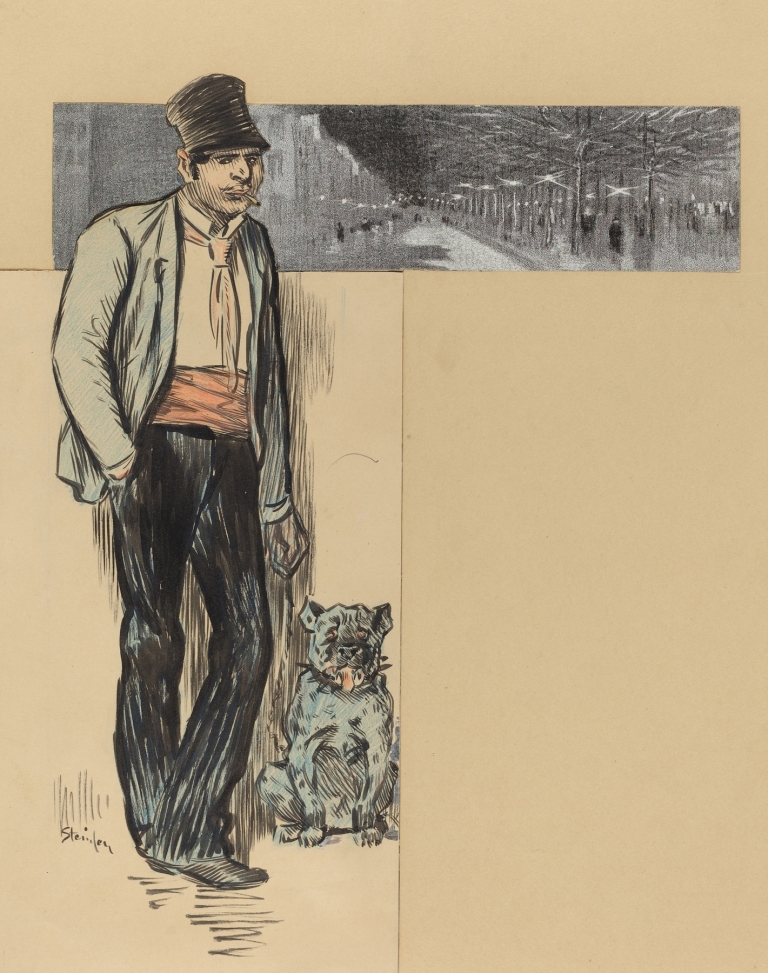 To The Village by Théophile Alexandre Steinlen