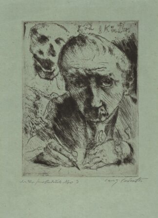 Tod und Künstler by Lovis Corinth