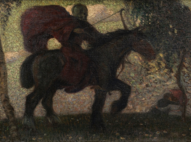 Tod und Liebespaar by Franz von Stuck