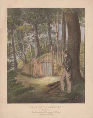 Tomb of Washington. Mount Vernon by John Rubens Smith