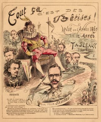Tout ça c’est des Bêtises Revue de l’Année 1869 en 12 actes et 365 tableaux by Valentin Achille Lemot