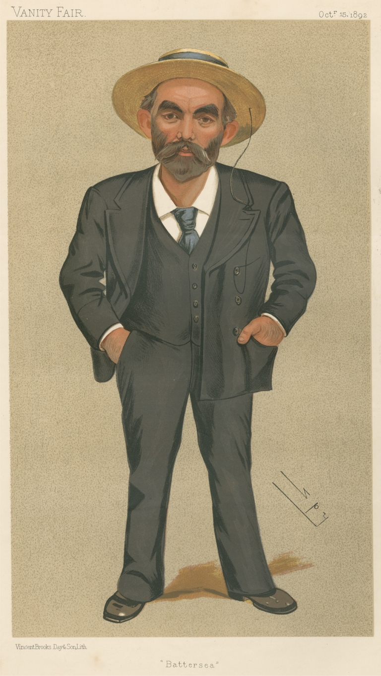 Trade Union Officials; ‘Battersea’, John Burns, October 15, 1892 by Leslie Matthew Ward