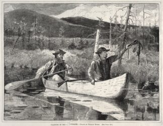Trapping in the Adirondacks by Winslow Homer