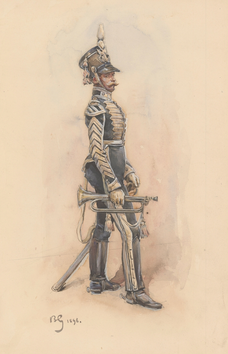 Trebacz pulkowy z roku 1831 by Bronisław Gembarzewski