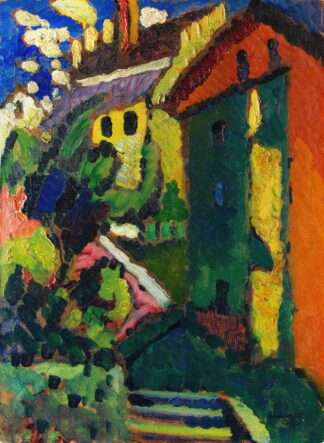 Treppe zum Schloss by Wassily Kandinsky