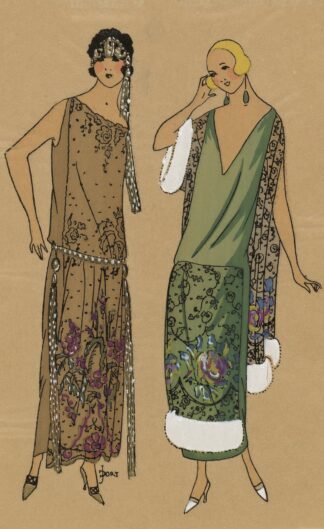 CAUSERIE. – Cette robe de dentelle mordorée,… by Anonymous