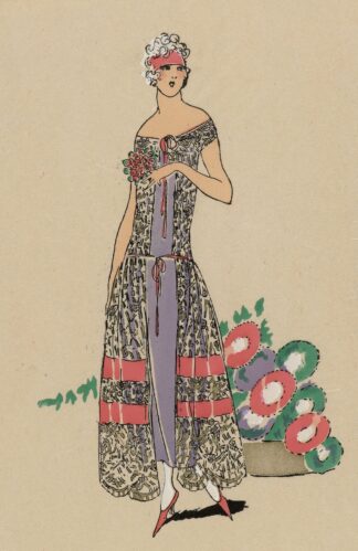 FLEUR D’AUTOMNE. / Sur un fond de cr&epe violet… by Anonymous