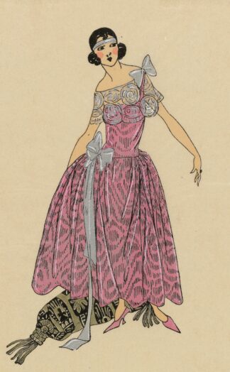 ÉCLATANTE. – Ravissante robe en moire… by Anonymous