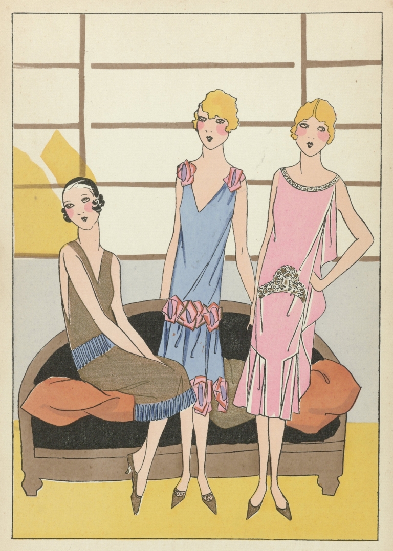 Très Parisien, 1925, No. 9; Supplément. EN BATEAU. – Créations Anna by G-P. Joumard