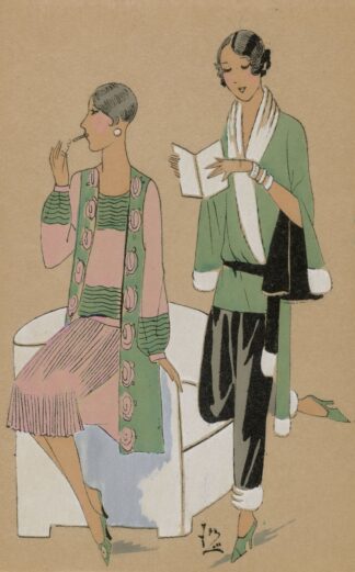 Créations JEAN MAGNIN – TEA FOR TWO by Anonymous