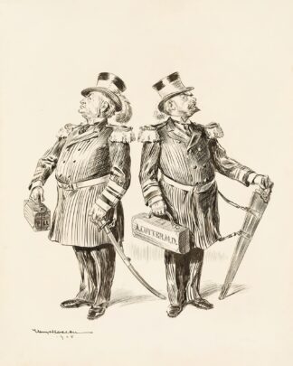TROUBLE ANTICIPATED The Allopathic and Homepathic Admirals will never agree by William Henry Walker