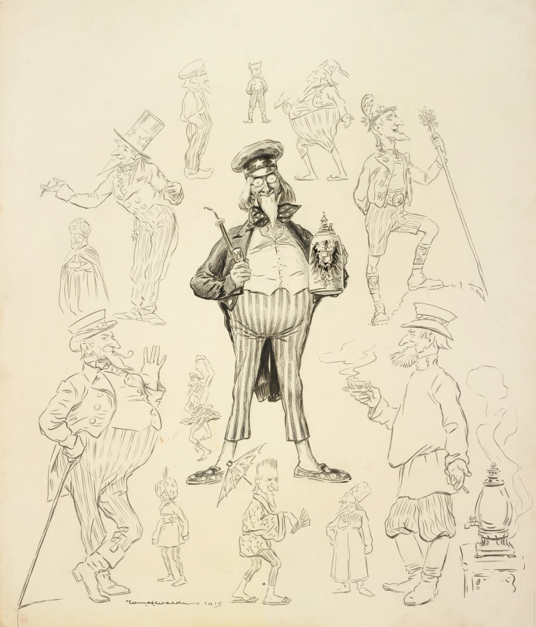 Trying to look neutral by William Henry Walker
