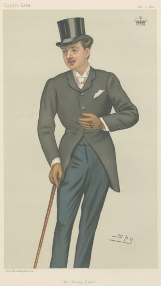 Turf Devotees; ‘The Young Duke’, The Duke of Portland, June 3, 1882 by Leslie Matthew Ward