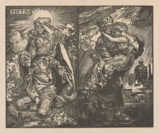 Twee voorstellingen met De Dood by Johannes Josephus Aarts