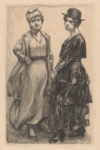 Twee vrouwen by Johannes Josephus Aarts