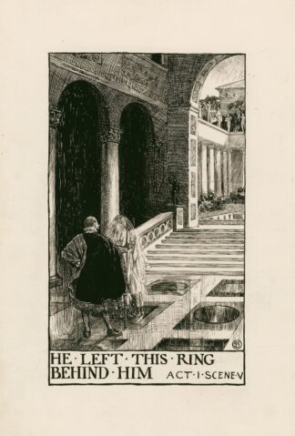 Twelfth night; He left this ring behind him Act I Scene V by Byam Shaw