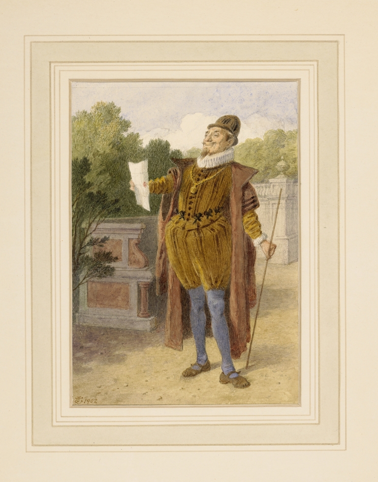 Twelfth night, Malvolio by Sir John Tenniel