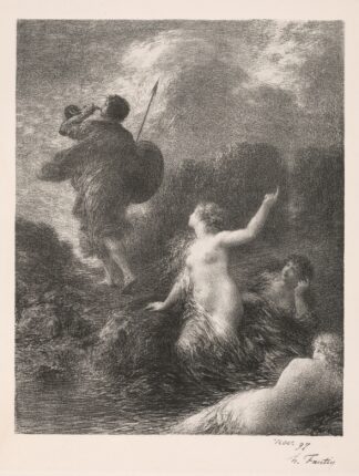 Twilight of the Gods; Siegfried and the Rhine Maidens by Henri Fantin-Latour
