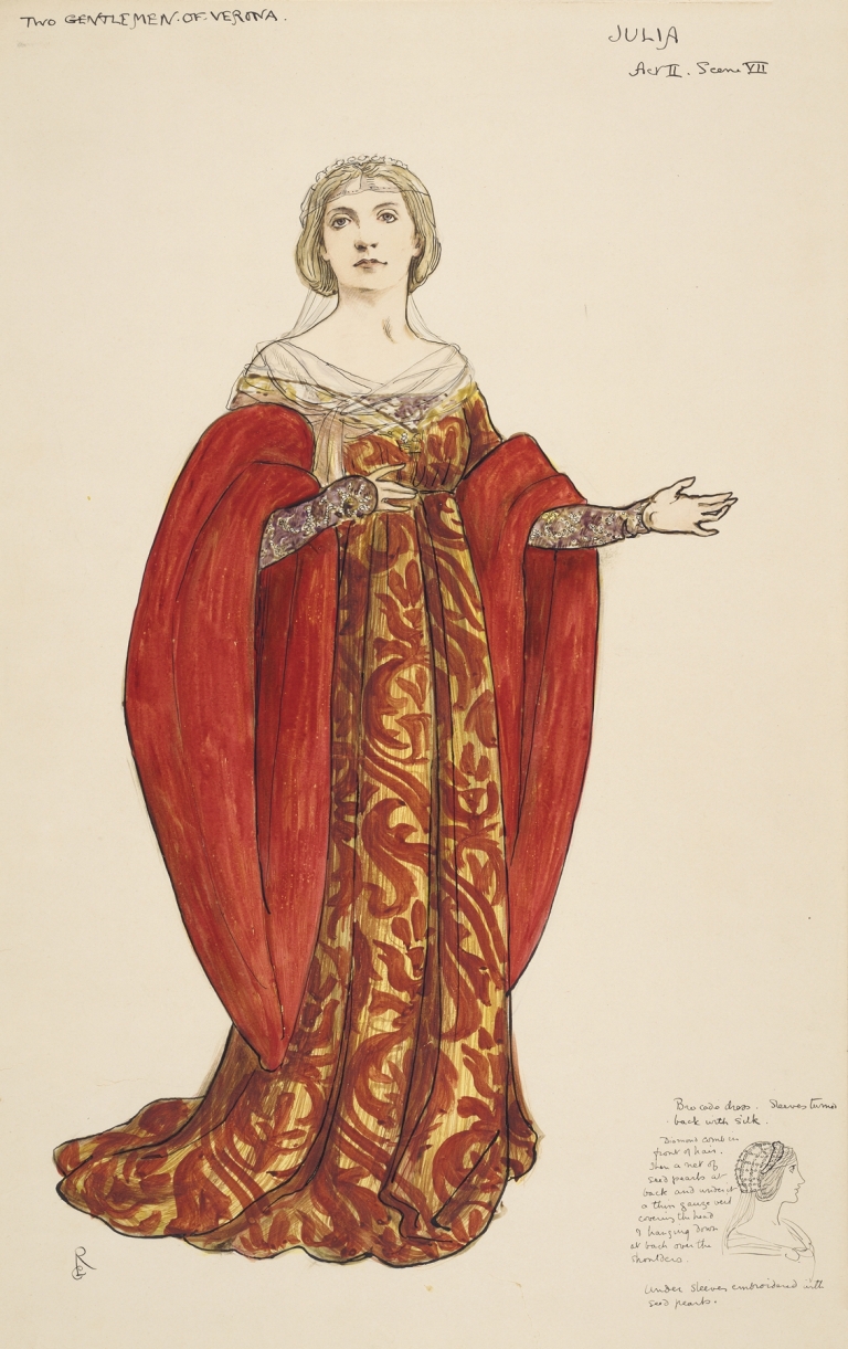 Two gentlemen of Verona; Julia Act II, Scene VII by Walford Graham Robertson