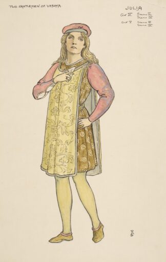 Two gentlemen of Verona; Julia Act IV, Scene IV by Walford Graham Robertson