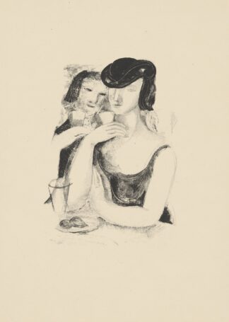 Two women drinking by Jean-Louis Boussingault