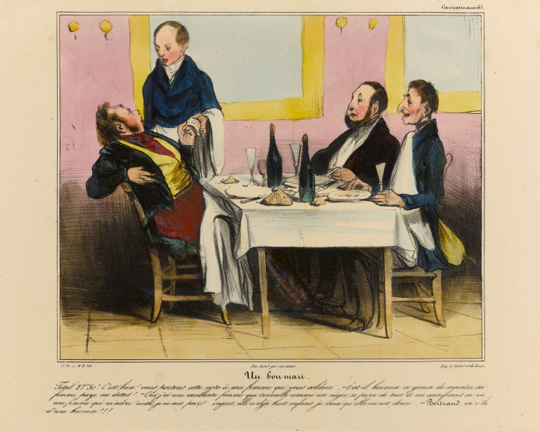 Un bon mari by Honoré Daumier
