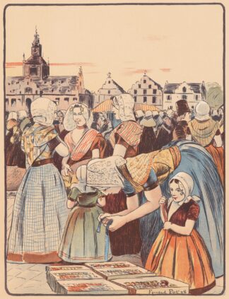 Un Marché En Zélande by Fernand Piet