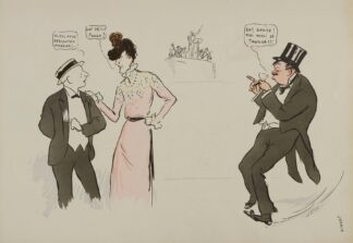 Un petit Tango ! Louise Balty, Fordyce, Maurice Bertrand by Georges Goursat (Sem)