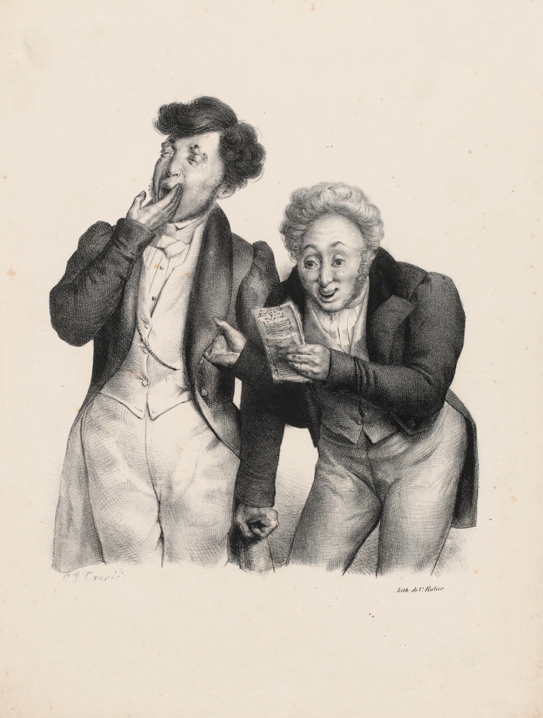 Un poëte romantique by Charles-Joseph Traviès de Villers