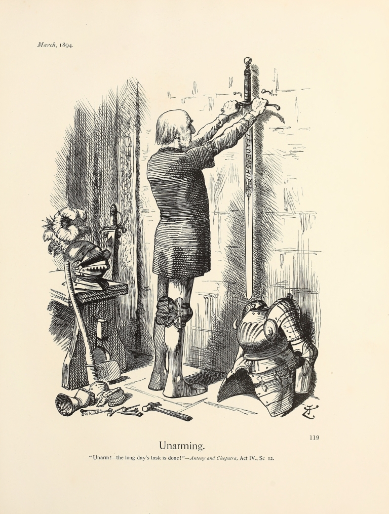 Unarming by Sir John Tenniel