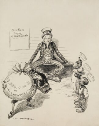 Uncle Sam, Buyer of Small Islands by William Henry Walker