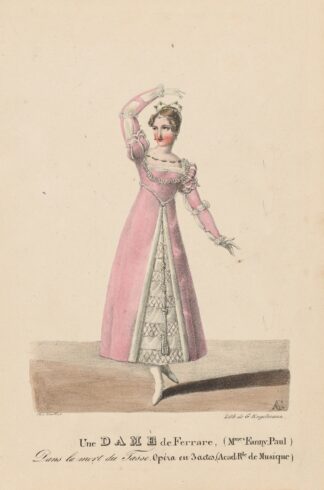 Une dame de Ferrare by Auguste Garneray