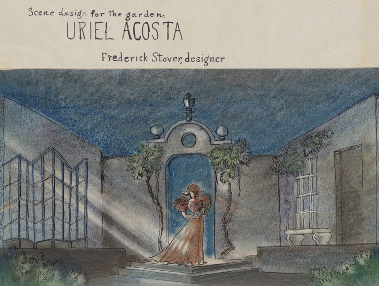 Uriel Acosta: Scene Design for the Garden by Frederick Stover