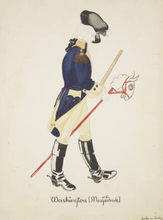 Valley Forge: Washington at the Masquerade by Dorothe van Dunker