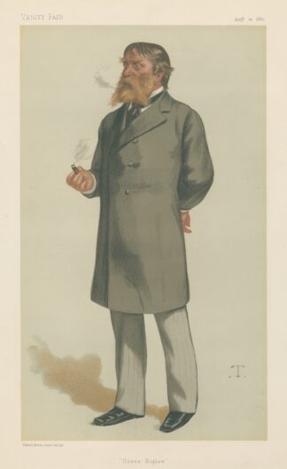 Vanity Fair; Literary; ‘Hosea Beglow’, James Russell Lowell, August 21, 1880 by Théobald Chartran