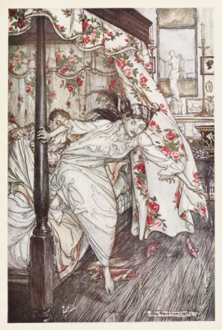 Venus and the Cat by Arthur Rackham