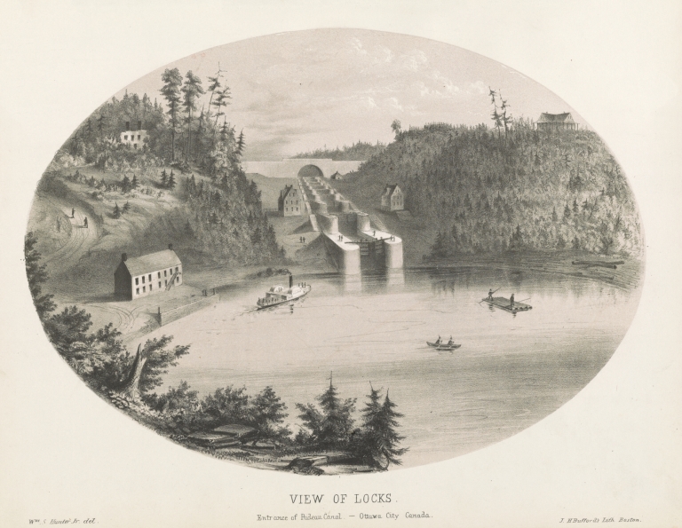 View of locks by John H. Bufford's & Sons