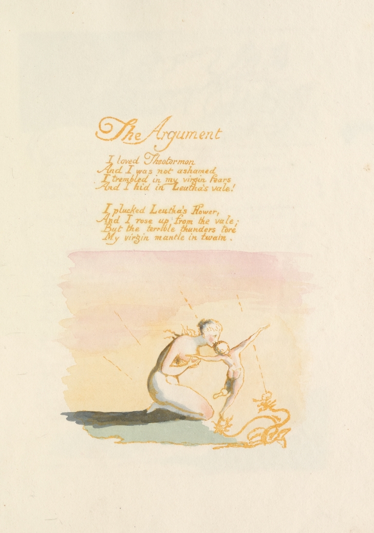 Visions of the daughters of Albion Pl. 02 by William Blake