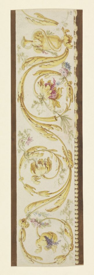 Vlechtwerk met bloemen by Lambertus Hardenberg