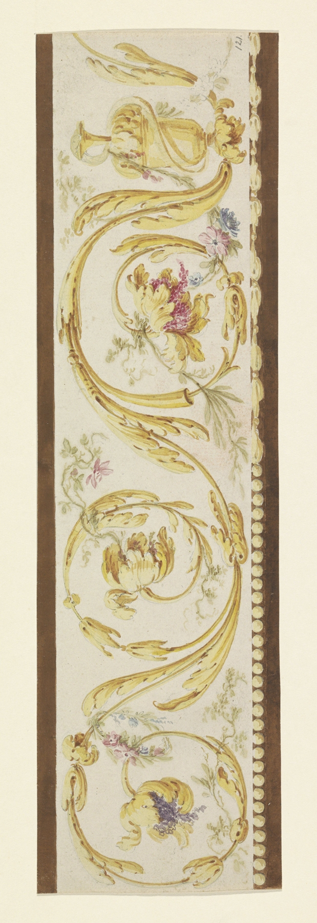 Vlechtwerk met bloemen by Lambertus Hardenberg