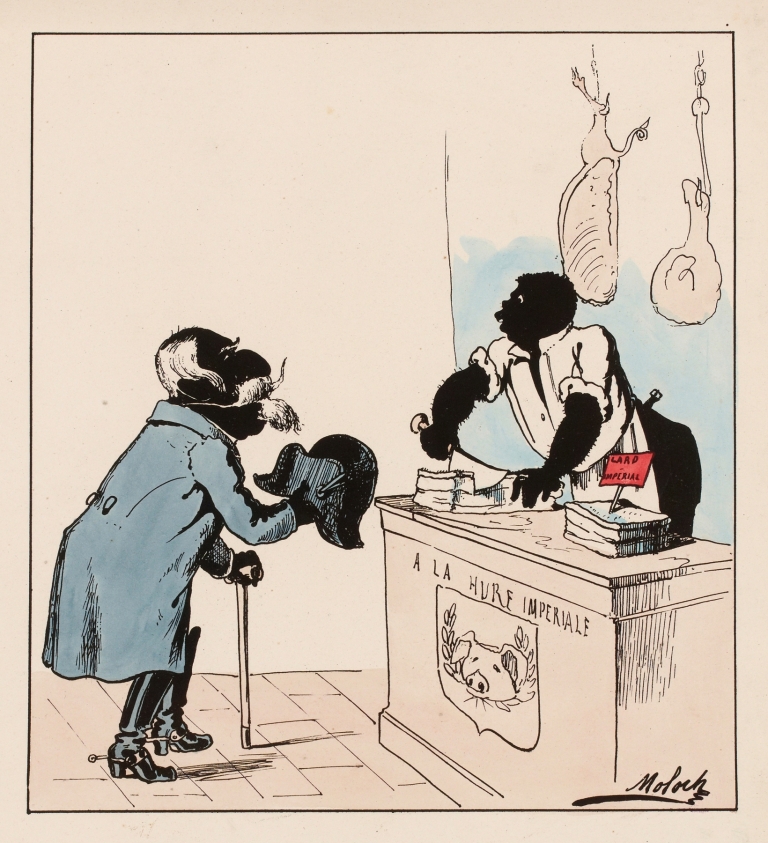 Vous savez, c’est pour mettre dans mon chapeau il m’en faut un très gros morceau by Moloch (Alphonse Hector Colomb)