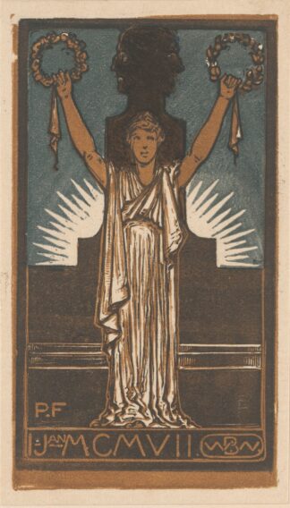 Vrouw in Romeins gewaad by Bernard Willem Wierink
