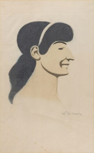 Vrouwenprofiel by Léon Spilliaert