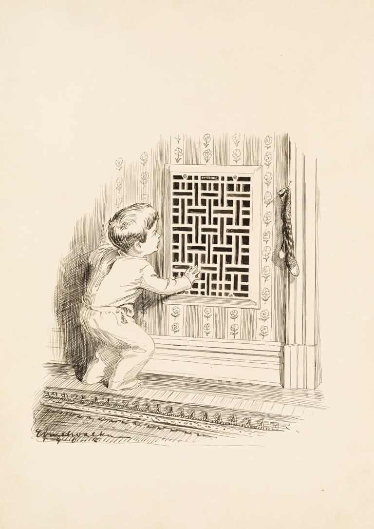 Waiting for Santa by William Henry Walker