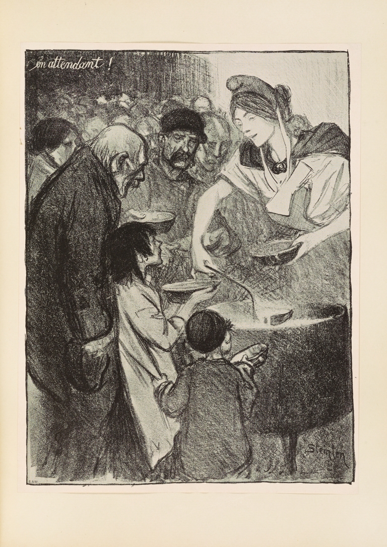 Waiting Their Turn by Théophile Alexandre Steinlen