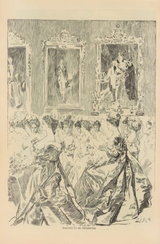 Waiting to be presented by Charles Dana Gibson