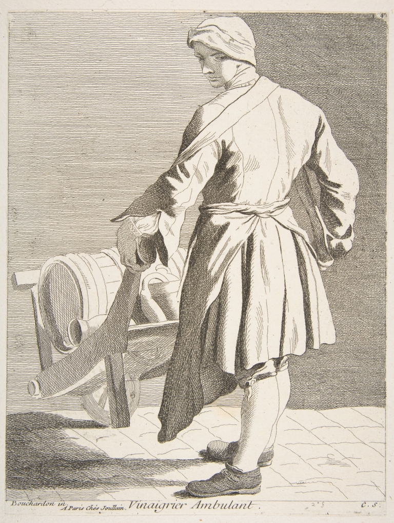 Wandering Vinegar Seller by Edmé Bouchardon