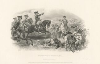 Washington at Monmouth. by Felix Octavius Carr Darley