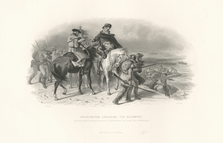 Washington crossing the Delaware by Felix Octavius Carr Darley