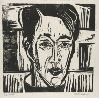 Wehrlin, Facing front by Ernst Ludwig Kirchner